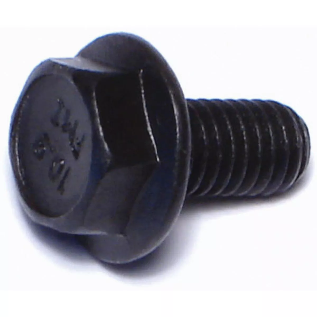 Midwest Fastener 5mm-0.80 x 10mm Zinc Plated Class 8.8 Steel Coarse Thread Hex Washer Head Flange Bolts (20 Ct.)-