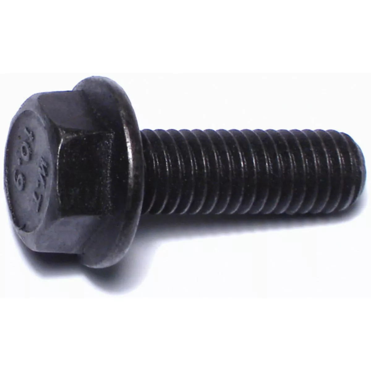 Midwest Fastener 8mm-1.25 x 12mm Black Phosphate Class 10.9 Steel Coarse Thread Hex Washer Head Flange Bolts (10 Ct.)-