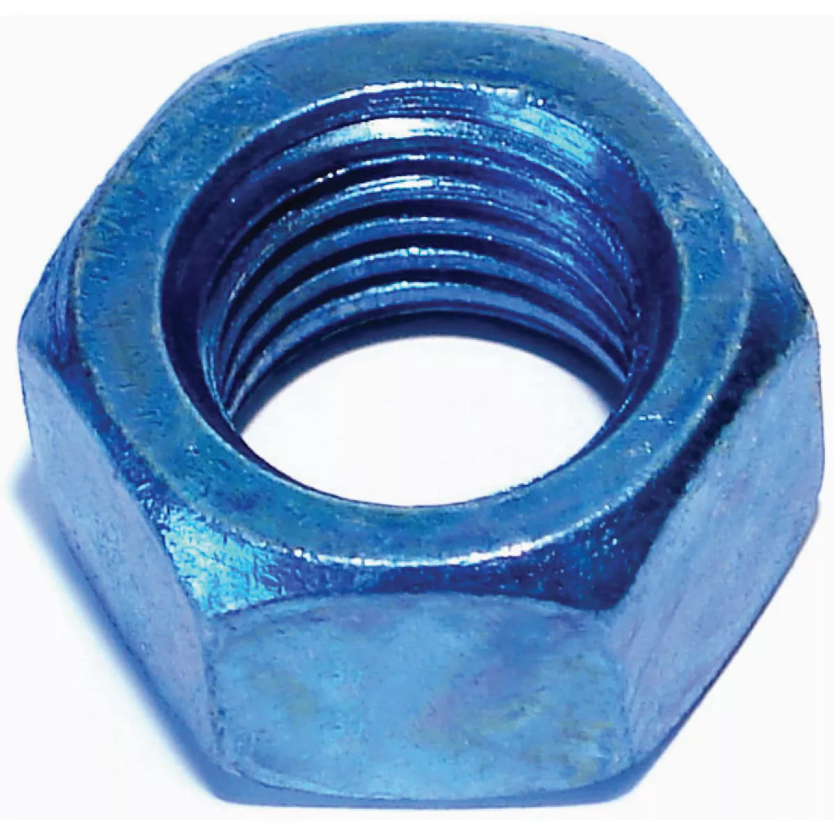Midwest Fastener 7/8 In.-9 Zinc Plated Grade 8 Steel Blue Rinsed Coarse Thread Hex Nuts (27 Ct.)