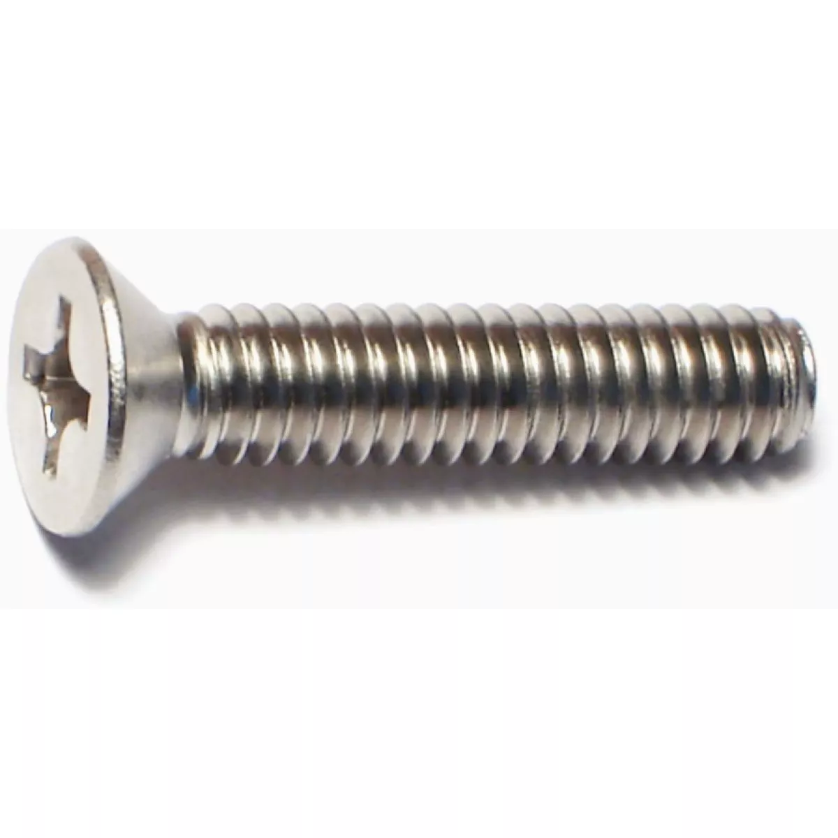 Midwest Fastener 1/4 In.-20 x 1-1/4 In. 18-8 Stainless Steel Coarse Thread Phillips Flat Head Machine Screws (100 Ct.)-