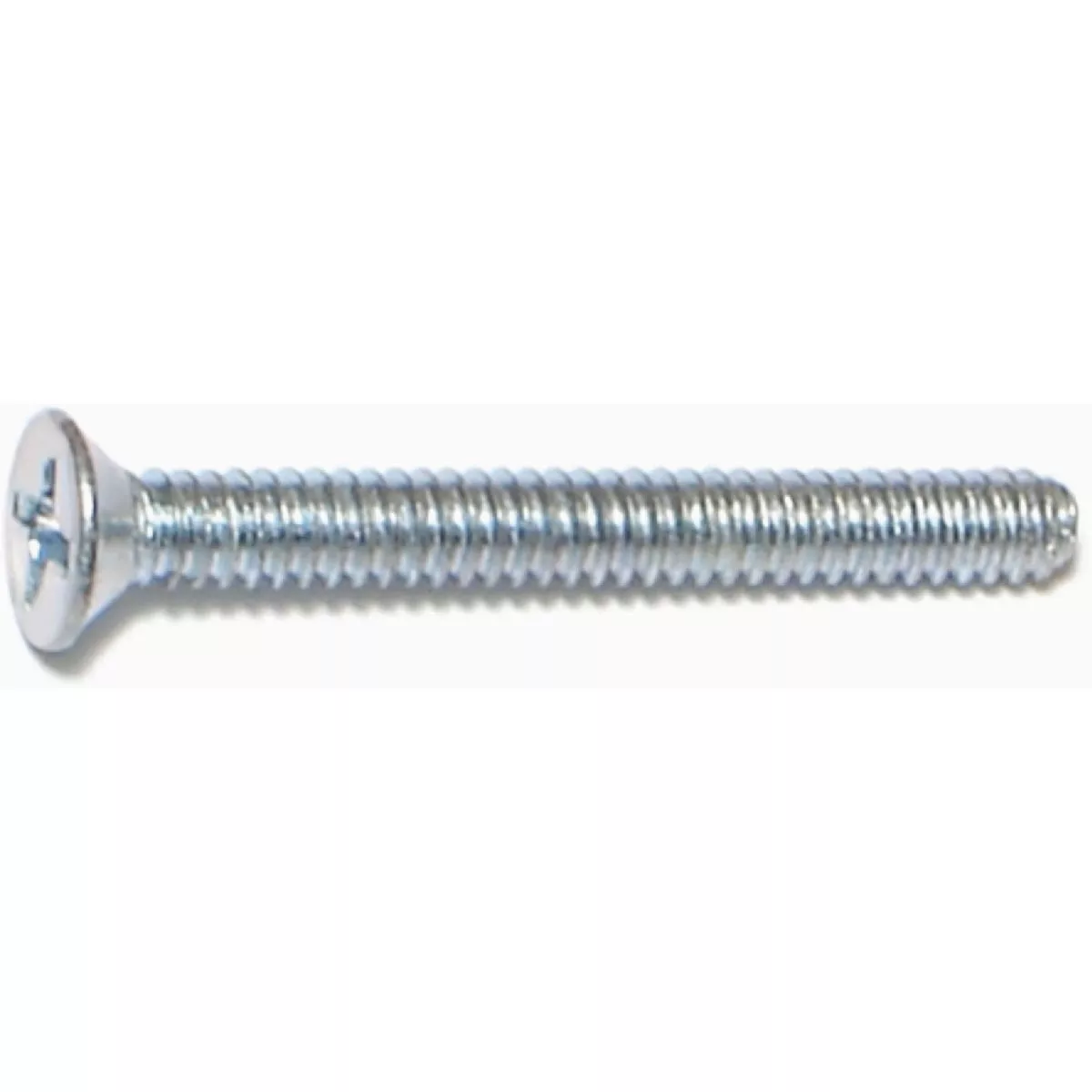 Midwest Fastener #6-32 x 1-1/4 In. Zinc Plated Steel Coarse Thread Phillips Flat Head Machine Screws (100 Ct.)-