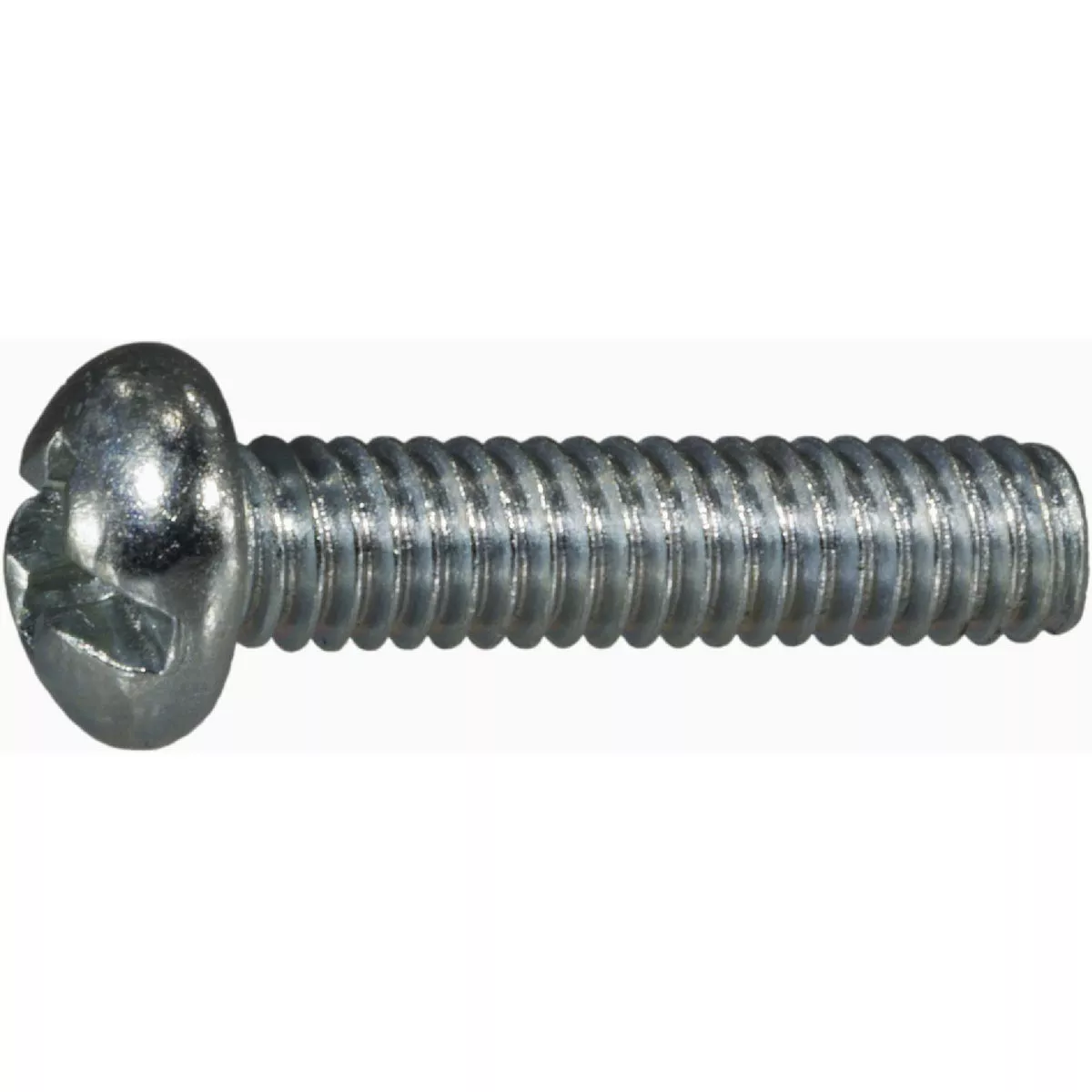 Midwest Fastener #10-24 x 1-1/2 In. Zinc Plated Steel Coarse Thread Combo Round Head Machine Screws