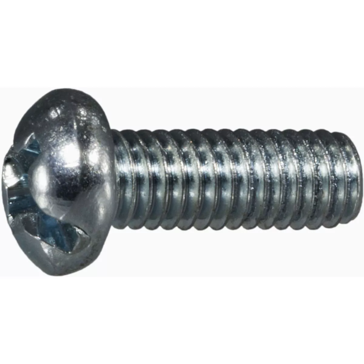 Midwest Fastener #10-32 x 1/2 In. Zinc Plated Steel Fine Thread Combo Round Head Machine Screws (100 Ct.)