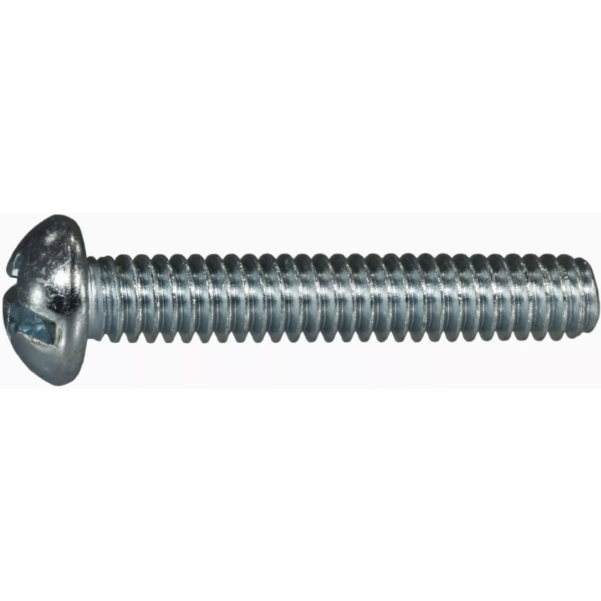Midwest Fastener 1/4 In.-20 x 1-1/2 In. Zinc Plated Steel Coarse Thread Combo Round Head Machine Screws (100 Ct.)