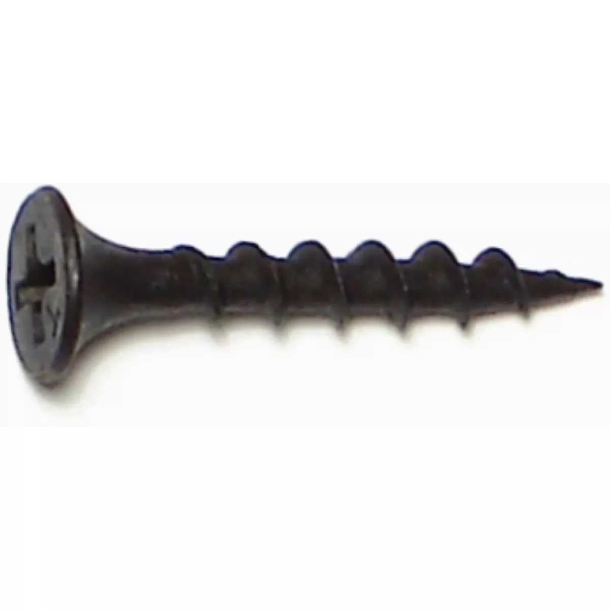 Midwest Fastener #6 x 1 In. Black Phosphate Steel Coarse Thread Phillips Bugle Head Drywall Screws