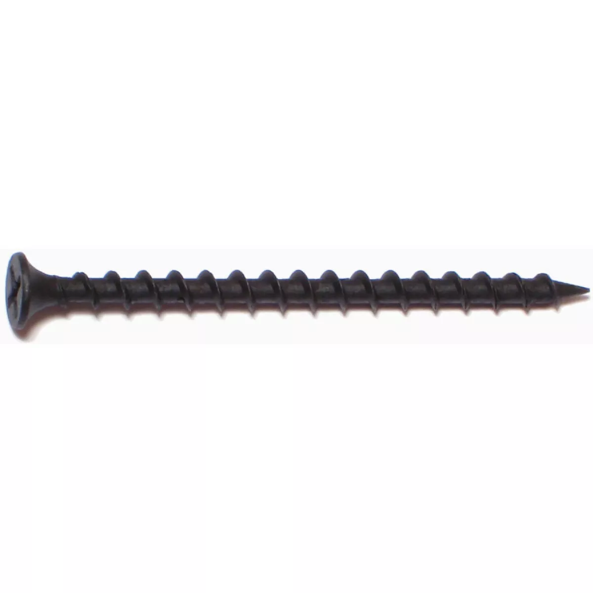 Midwest Fastener #6 x 1-5/8 In. Black Phosphate Steel Coarse Thread Phillips Bugle Head Drywall Screws