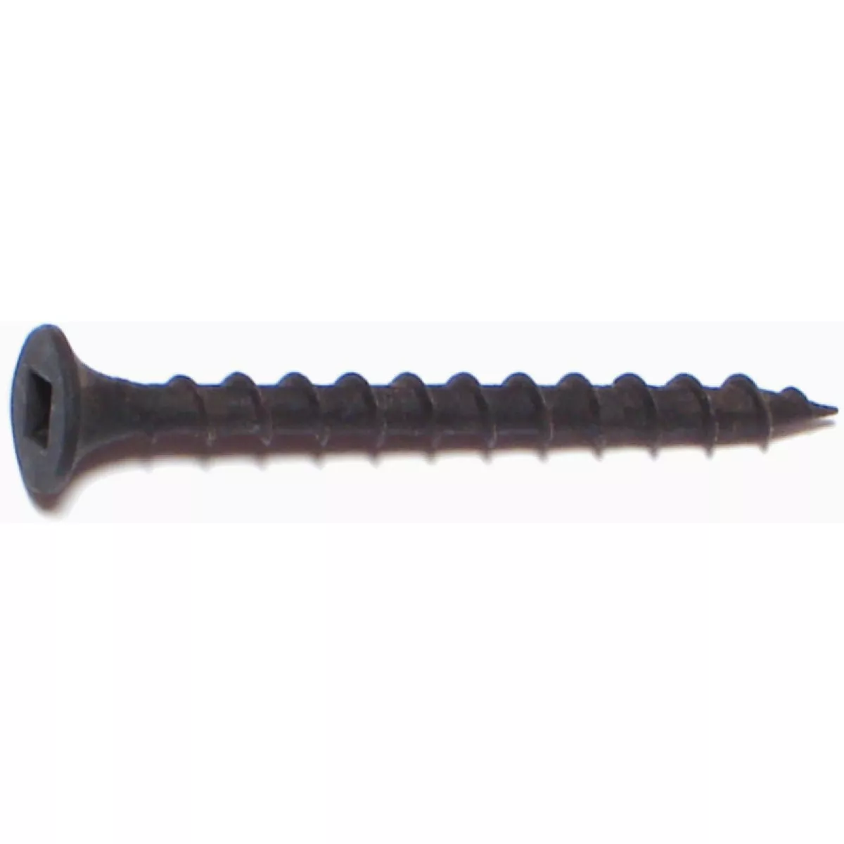 Midwest Fastener #6 x 1-5/8 In. Black Phosphate Steel Coarse Thread Square Drive Bugle Head Drywall Screws