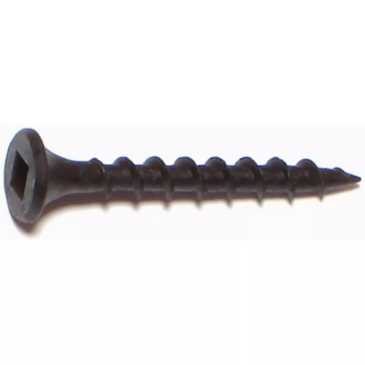 Midwest Fastener #6 x 1-1/4 In. Black Phosphate Steel Coarse Thread Square Drive Bugle Head Drywall Screws