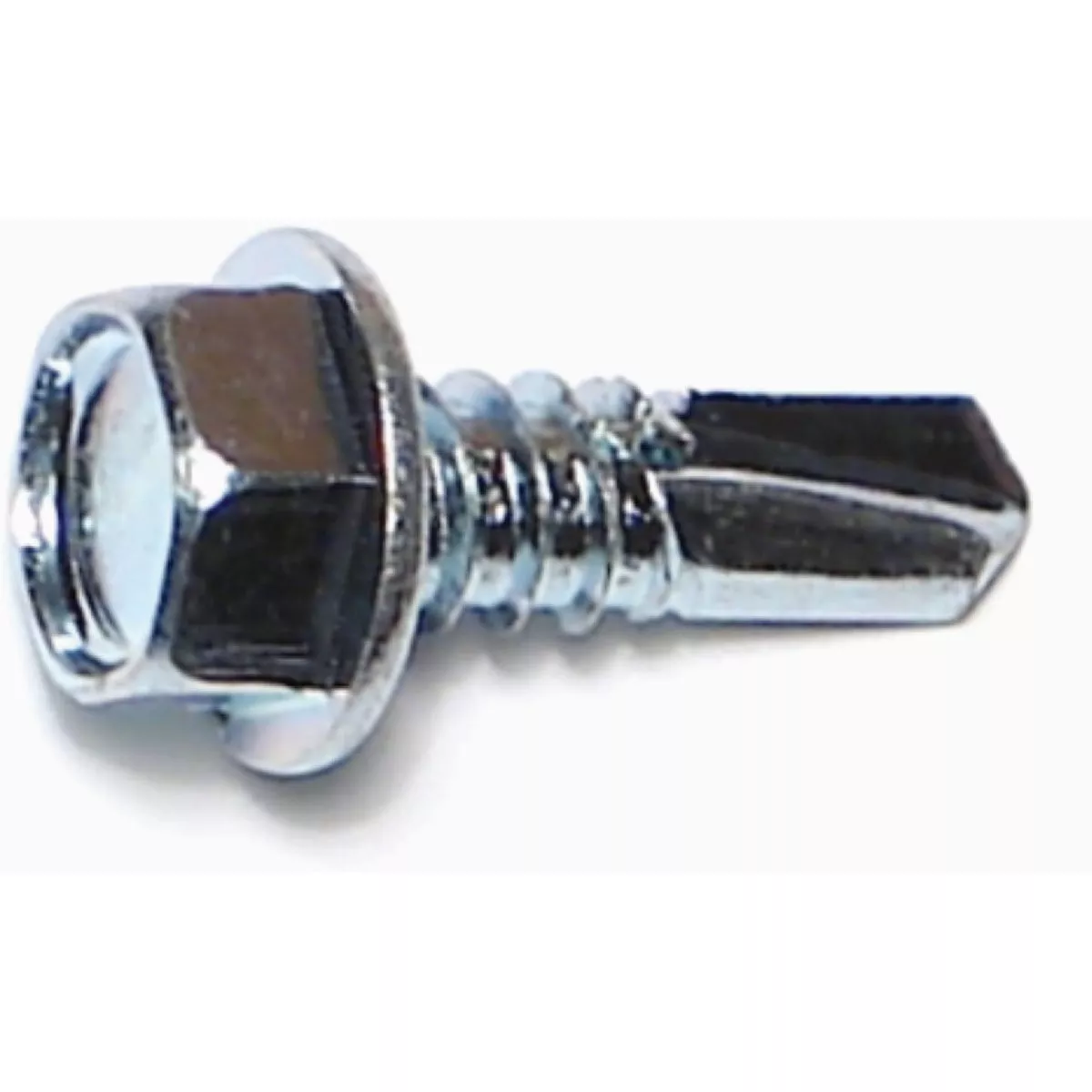 Midwest Fastener #14-14 x 3/4 In. Zinc Plated Steel Hex Washer Head Self-Drilling Screws (4000 Ct.)-