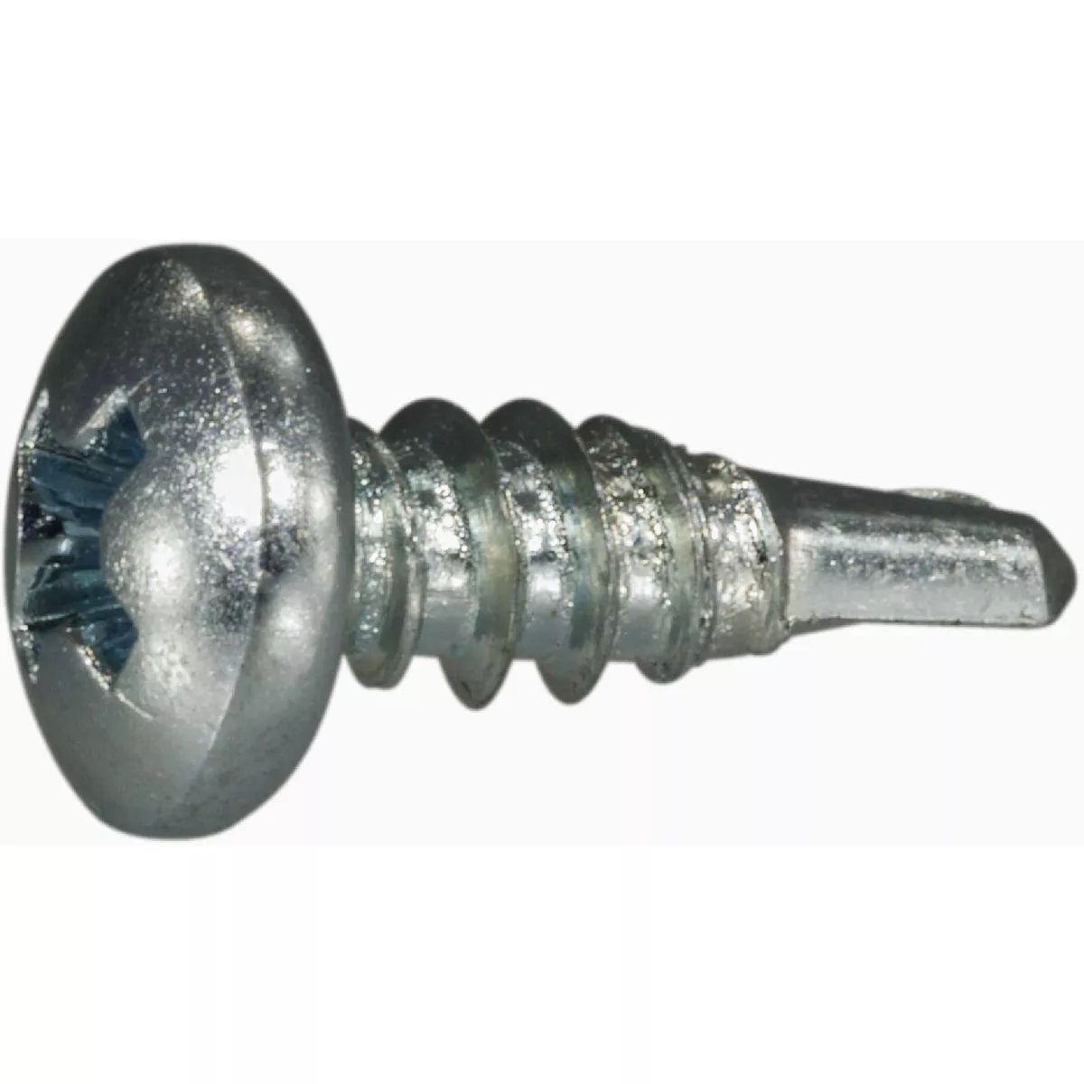Midwest Fastener #8-18 x 1/2 In. Zinc Plated Steel Phillips Pan Head Self-Drilling Screws - photo 2