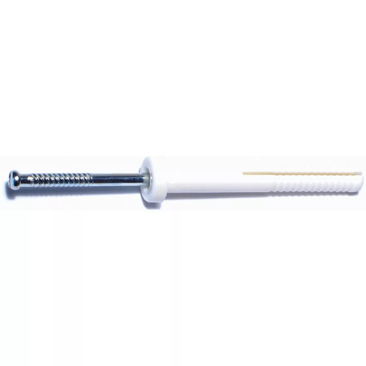 Midwest Fastener 1/4 In. x 2 In. Nylon Plastic Round Head Nail Drive Anchors