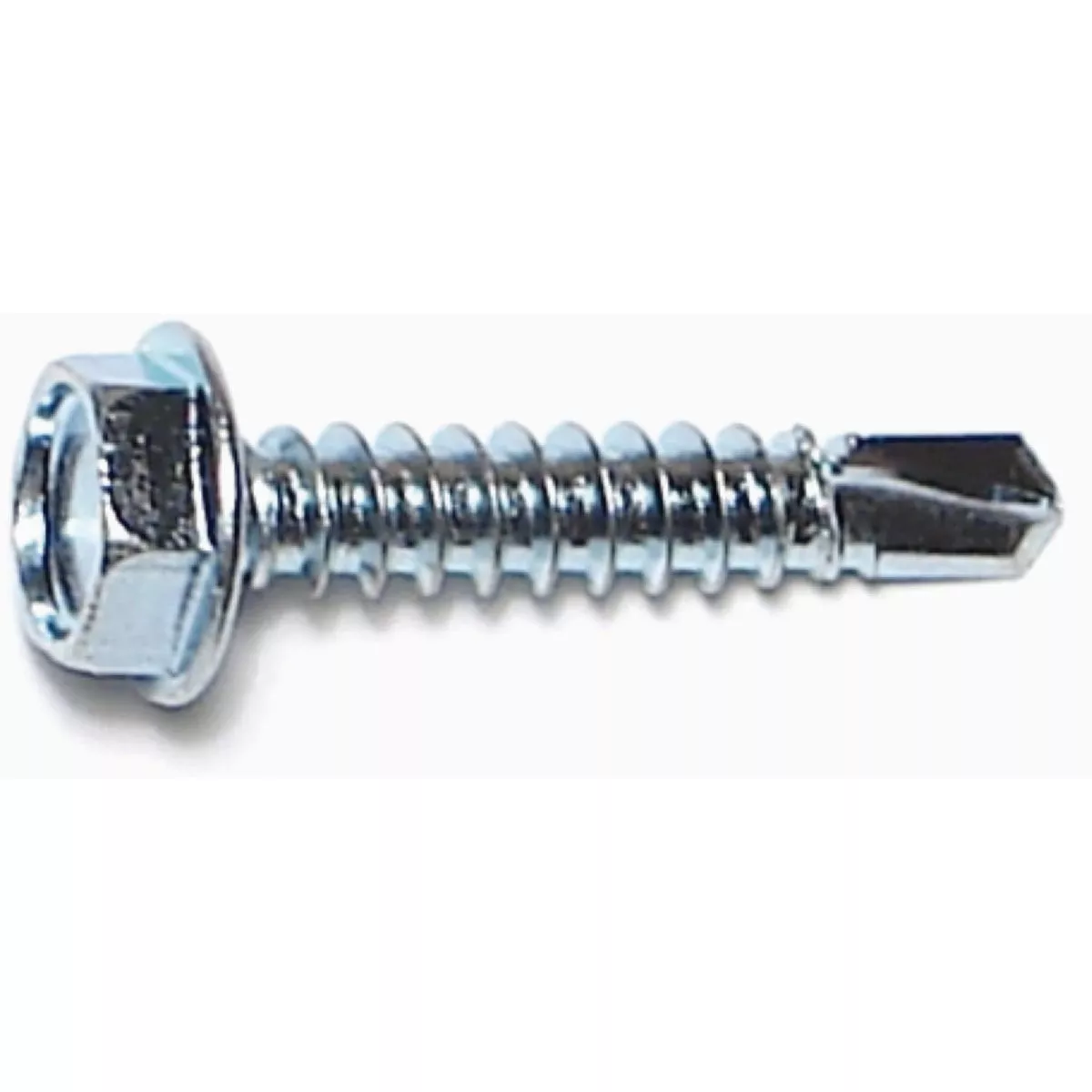 Midwest Fastener #10-16 x 1 In. Zinc Plated Steel Hex Washer Head Self-Drilling Screws (500 Ct.)-
