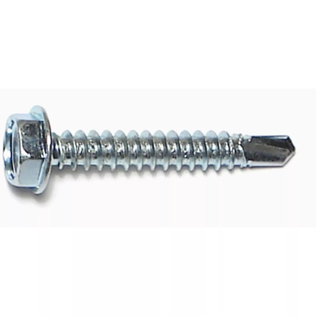 Midwest Fastener #10-16 x 1-1/4 In. Zinc Plated Steel Hex Washer Head Self-Drilling Screws (250 Ct.)