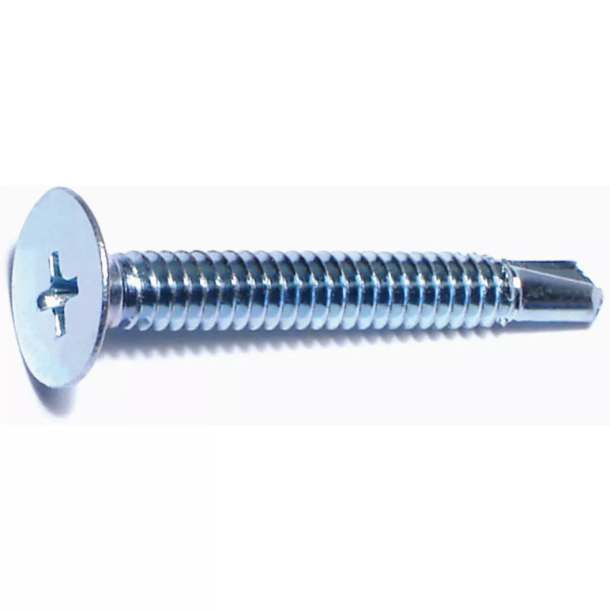 Midwest Fastener #10-24 x 1-1/2 In. Zinc Plated Steel Fine Thread Phillips Wafer Head Self-Drilling Screws (250 Ct.)-