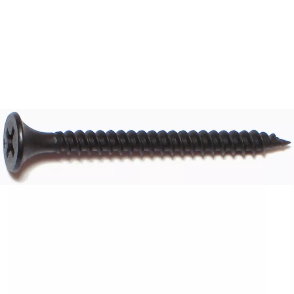 Midwest Fastener #6 x 1-5/8 In. Black Phosphate Steel Fine Thread Phillips Bugle Head Drywall Screws (227 Ct.) - photo 2