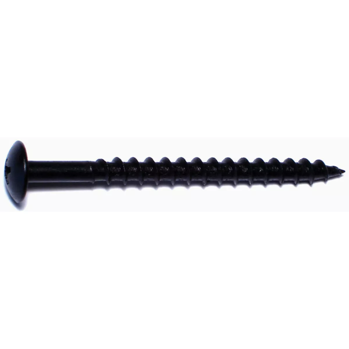 Midwest Fastener #10 x 2-1/2 In. Black Phosphate Steel Phillips Truss Head Cabinet Screws (100 Ct.)