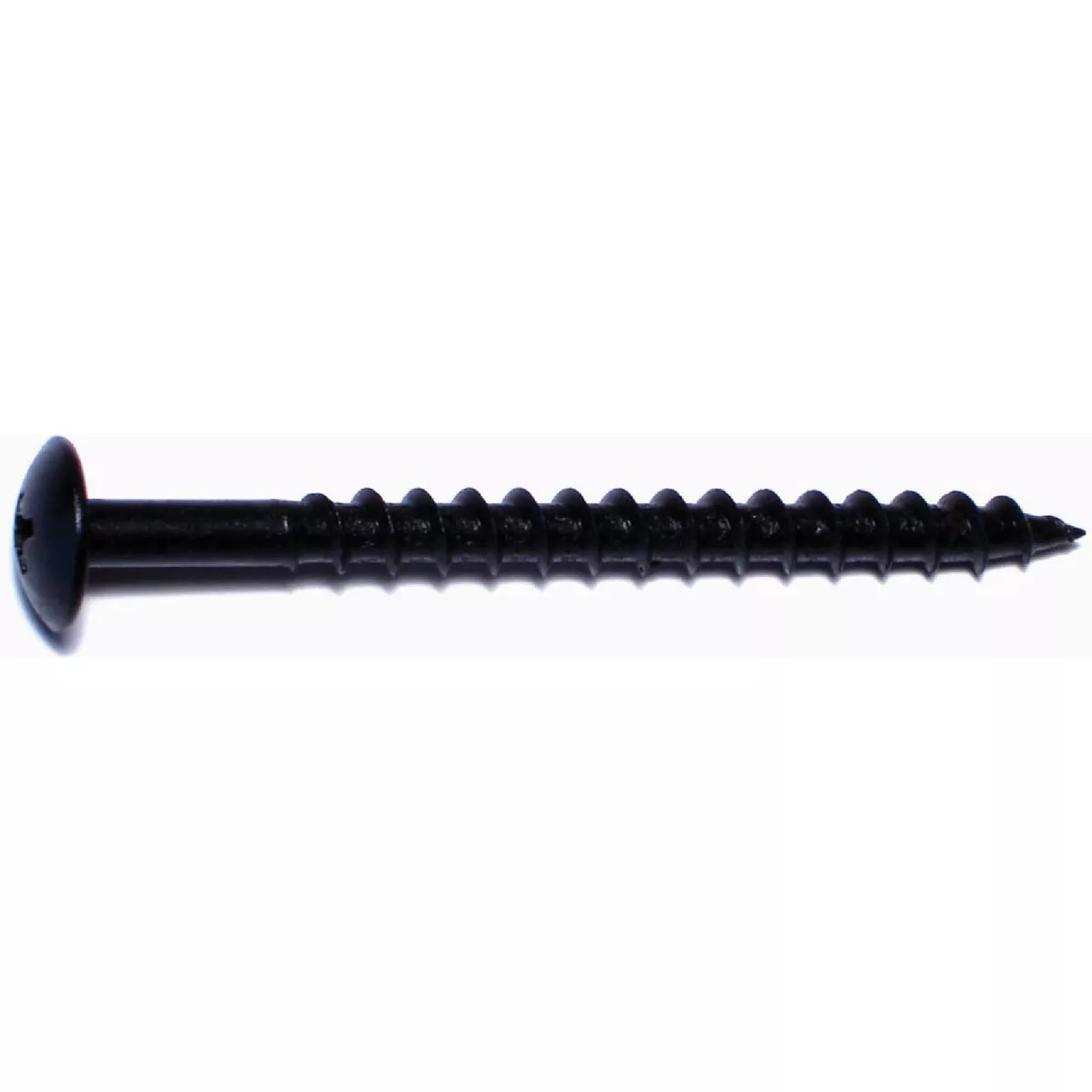 Midwest Fastener #10 x 2-1/2 In. Black Phosphate Steel Phillips Truss Head Cabinet Screws (300 Ct.)