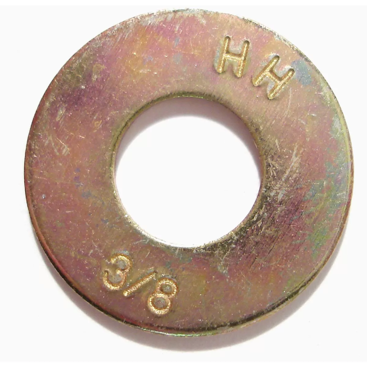 Midwest Fastener 3/8 In. x 7/16 In. x 1 In. Zinc Plated Grade 8 Steel USS Flat Washers (50 Ct.)