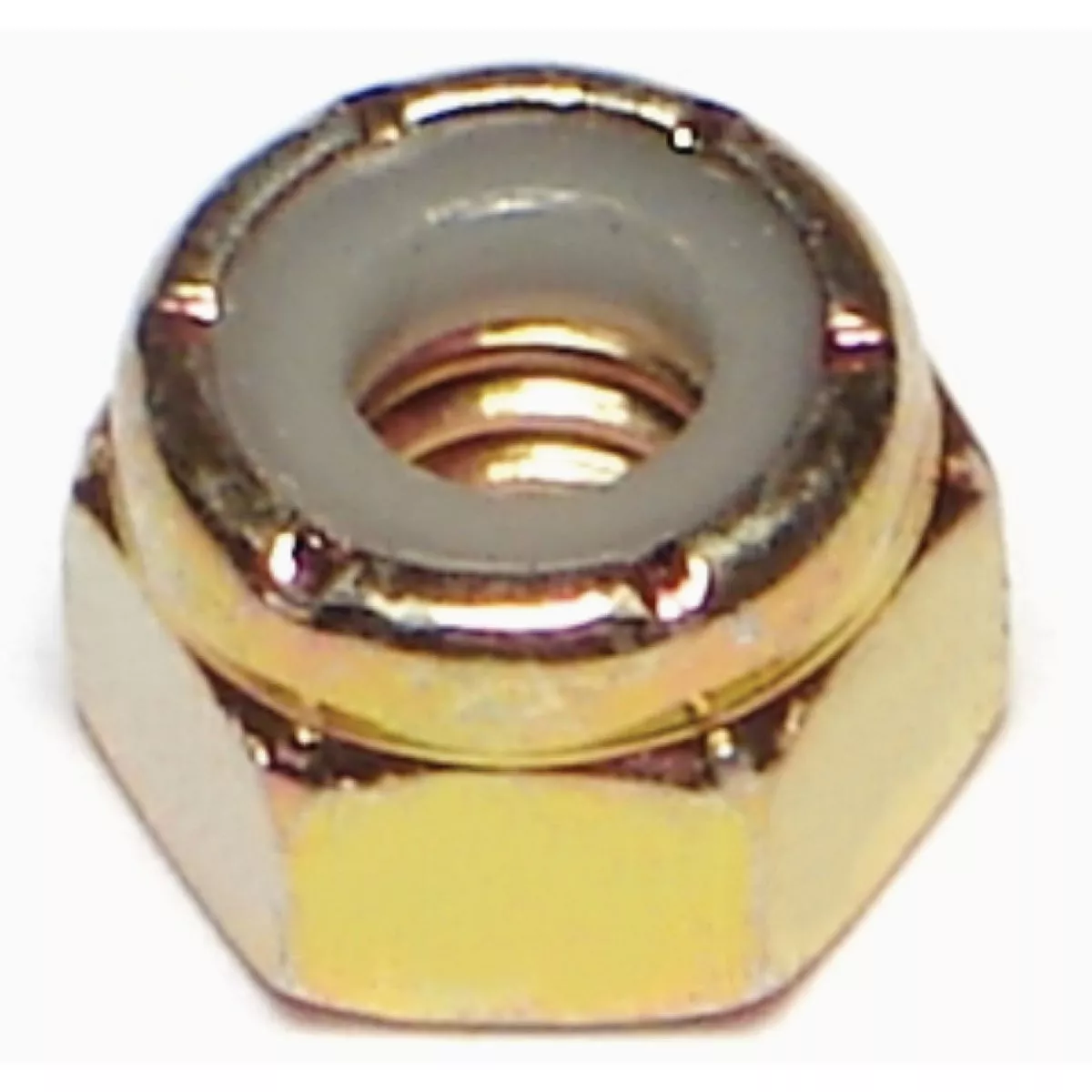 Midwest Fastener 1/4 In.-20 Zinc Plated Grade 8 Steel Coarse Thread Nylon Insert Lock Nuts - photo 2