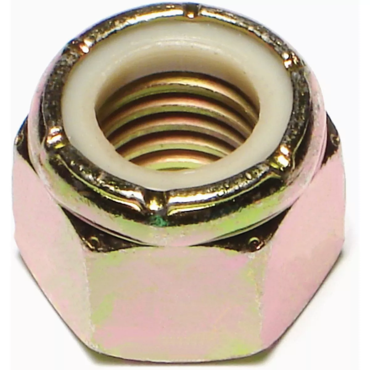 Midwest Fastener 5/8 In.-11 Zinc Plated Grade 8 Steel Coarse Thread Nylon Insert Lock Nuts (10 Ct.)