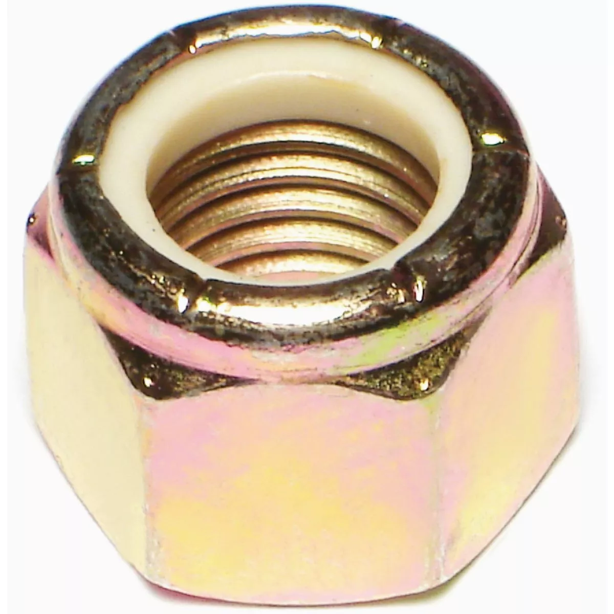 Midwest Fastener 3/4 In.-10 Zinc Plated Grade 8 Steel Coarse Thread Nylon Insert Lock Nuts (10 Ct.)