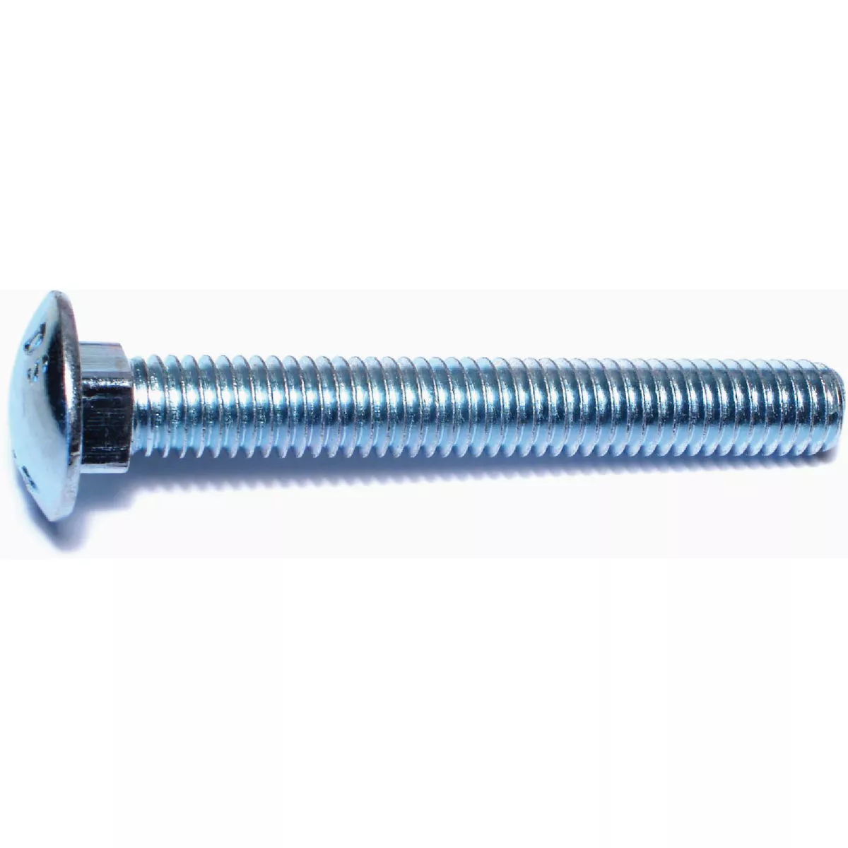 Midwest Fastener 7/16 In.-14 x 3-1/2 In. Zinc Plated Grade 2 / A307 Steel Coarse Thread Carriage Bolt - photo 2