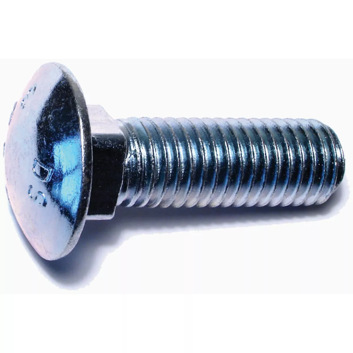 Midwest Fastener 5/8 In.-11 x 2 In. Zinc Plated Grade 2 / A307 Steel Coarse Thread Carriage Bolt