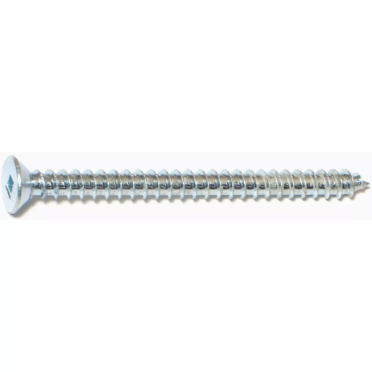 Midwest Fastener #10 x 2-1/2 In. Zinc Plated Steel Square Drive Flat Head Sheet Metal Screws (100 Ct.)-