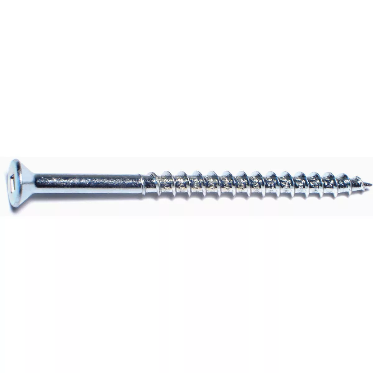 Midwest Fastener #10 x 3 In. Zinc Plated Steel Square Drive Flat Head Sheet Metal Screws (100 Ct.)-