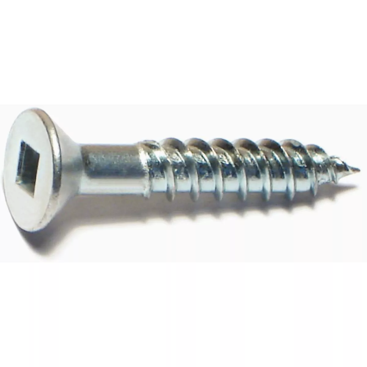 Midwest Fastener #12 x 1-1/4 In. Zinc Plated Steel Square Drive Flat Head Sheet Metal Screws
