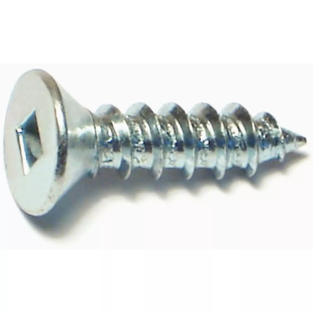 Midwest Fastener #12 x 2 In. Zinc Plated Steel Square Drive Flat Head Sheet Metal Screws (100 Ct.)