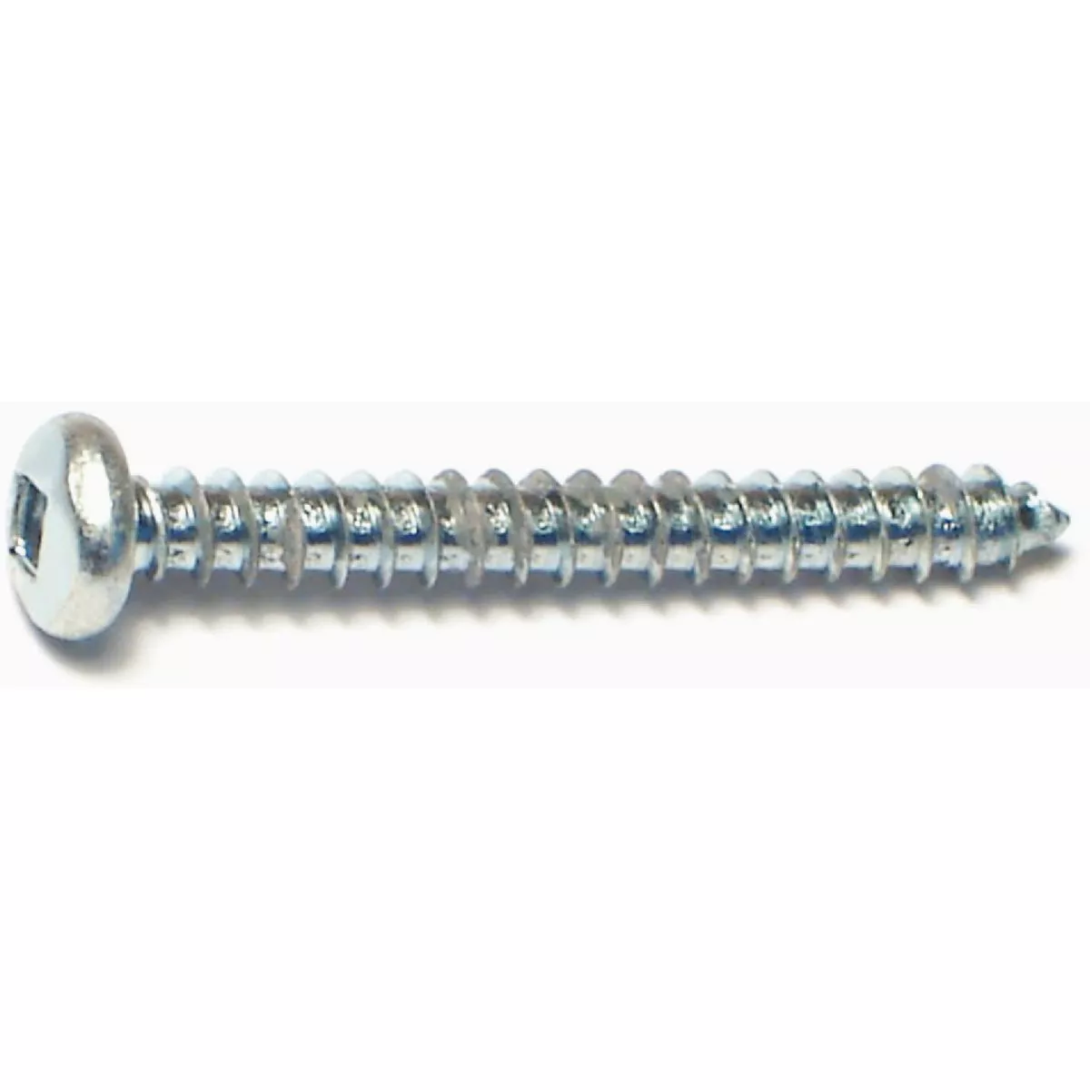 Midwest Fastener #6 x 1-1/4 In. Zinc Plated Steel Square Drive Pan Head Sheet Metal Screws (100 Ct.)-