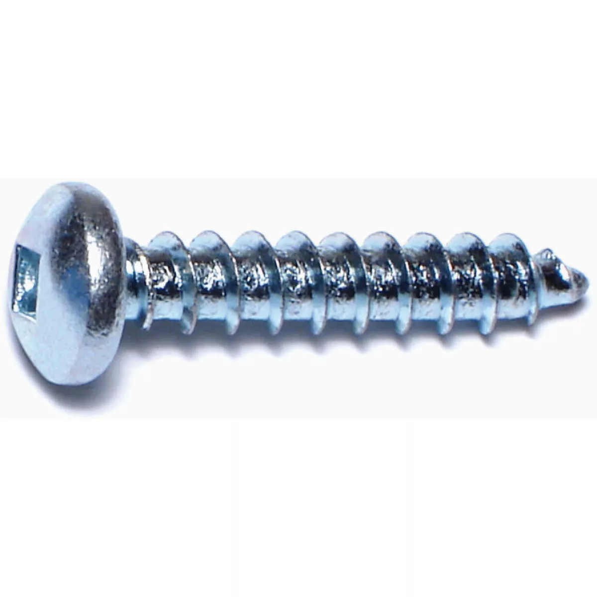 Midwest Fastener #10 x 1 In. Zinc Plated Steel Square Drive Pan Head Sheet Metal Screws (100 Ct.)-