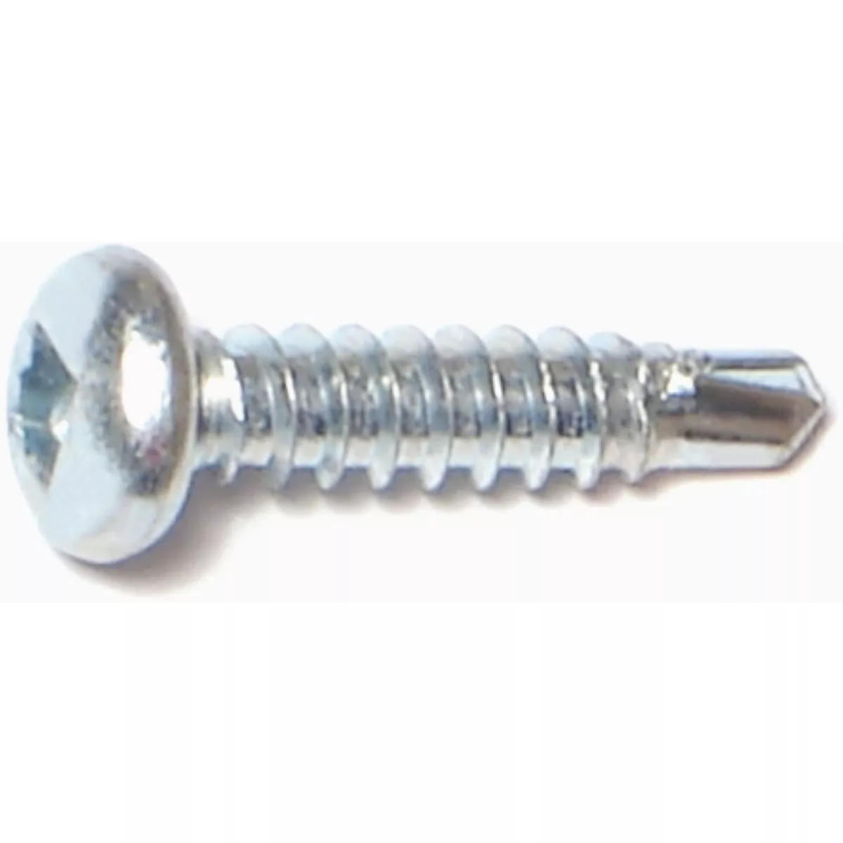 Midwest Fastener #8-18 x 3/4 In. Zinc Plated Steel Square Drive Pan Head Self-Drilling Screws