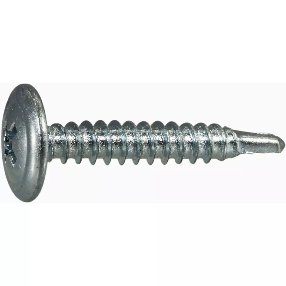 Midwest Fastener #8-18 x 1 In. Zinc Plated Steel Modified Phillips Truss Head Self-Drilling Screws