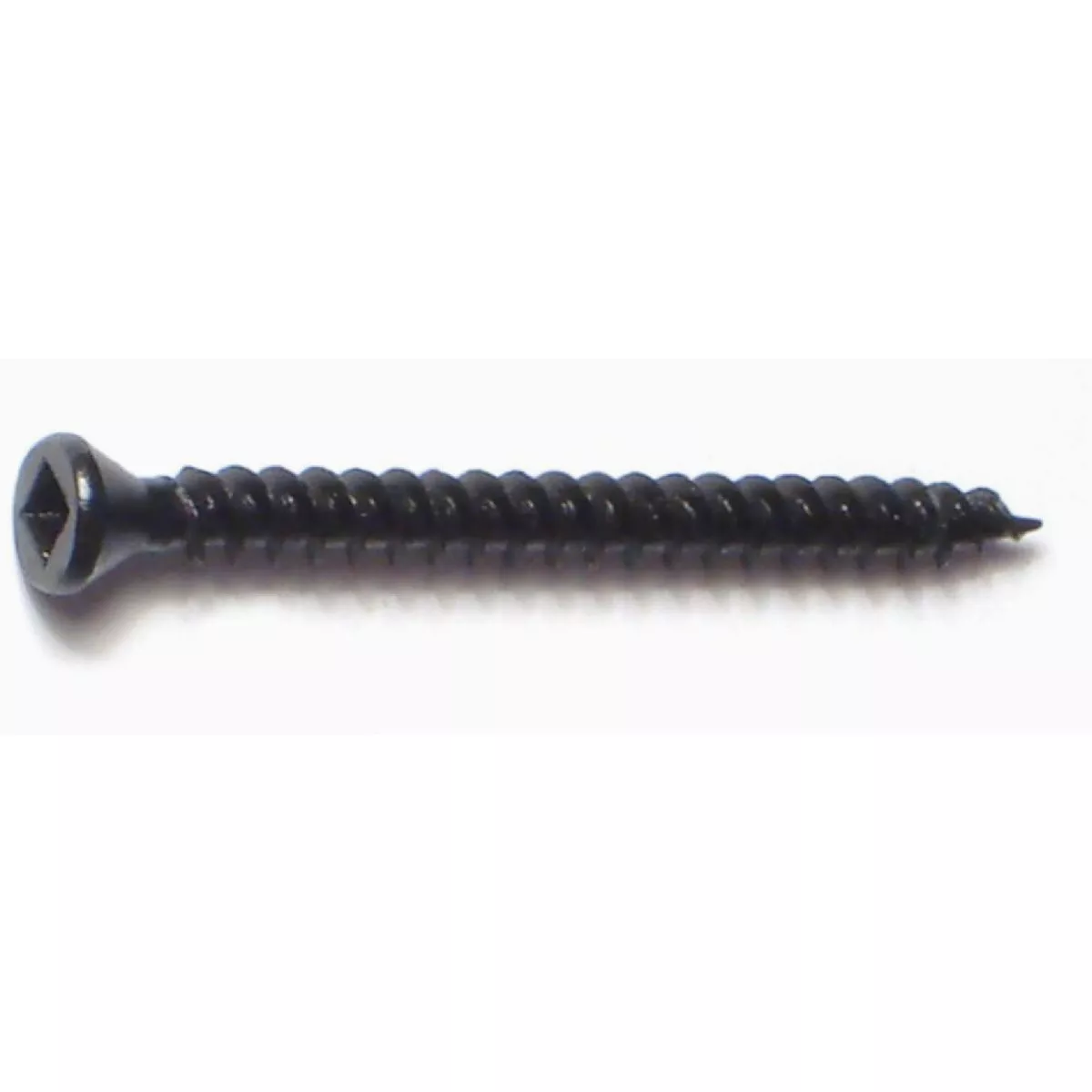 Midwest Fastener #6 x 1-5/8 In. Black Phosphate Steel Fine Thread Square Drive Trim Head Drywall Screws (245 Ct.)