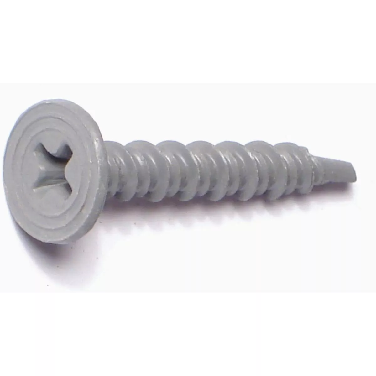 Midwest Fastener #8 x 1-1/4 In. Gray Ceramic Coated Steel Phillips Wafer Head Cement Board Self-Drilling Screws