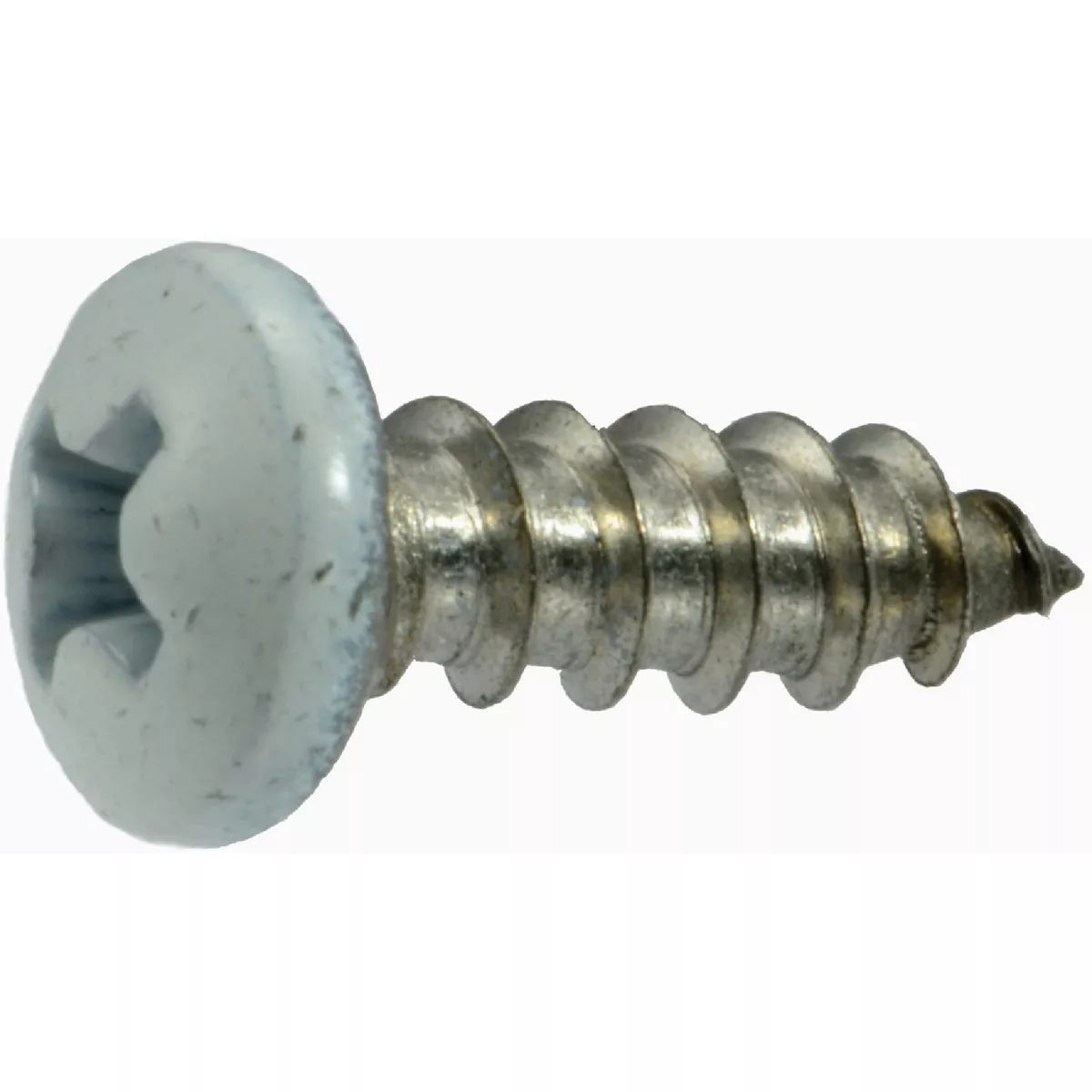 Midwest Fastener #8 x 1/2 In. White Painted 18-8 Stainless Steel Phillips Pan Head Sheet Metal Screws