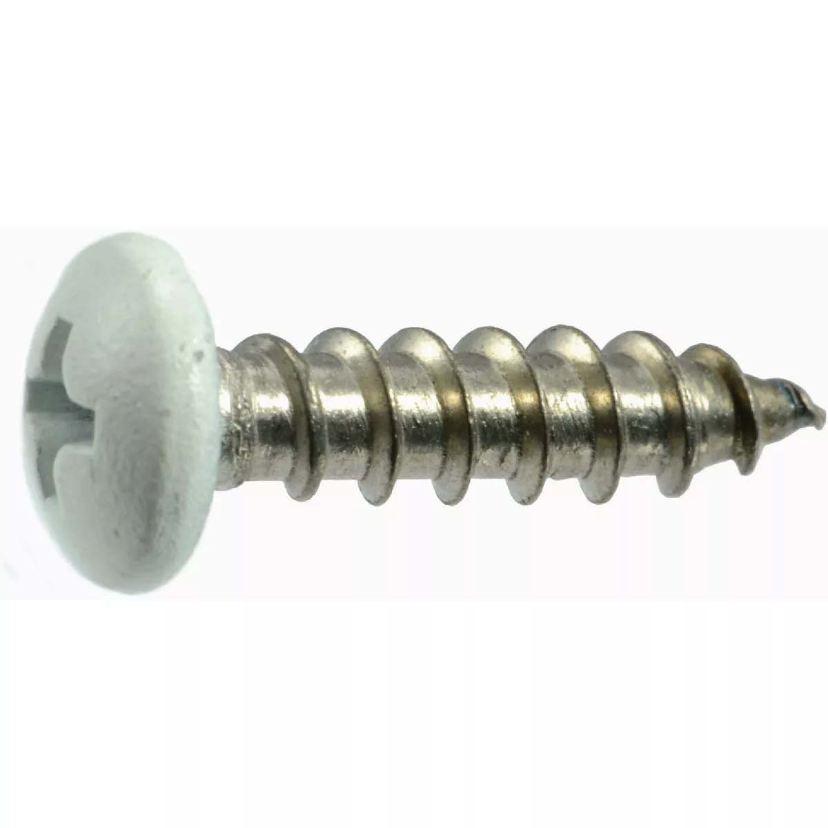 Midwest Fastener #10 x 3/4 In. White Painted 18-8 Stainless Steel Phillips Pan Head Sheet Metal Screws (100 Ct.)-