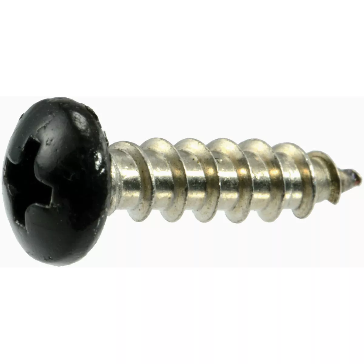 Midwest Fastener #10 x 3/4 In. Black Painted 18-8 Stainless Steel Phillips Pan Head Sheet Metal Screws (100 Ct.)