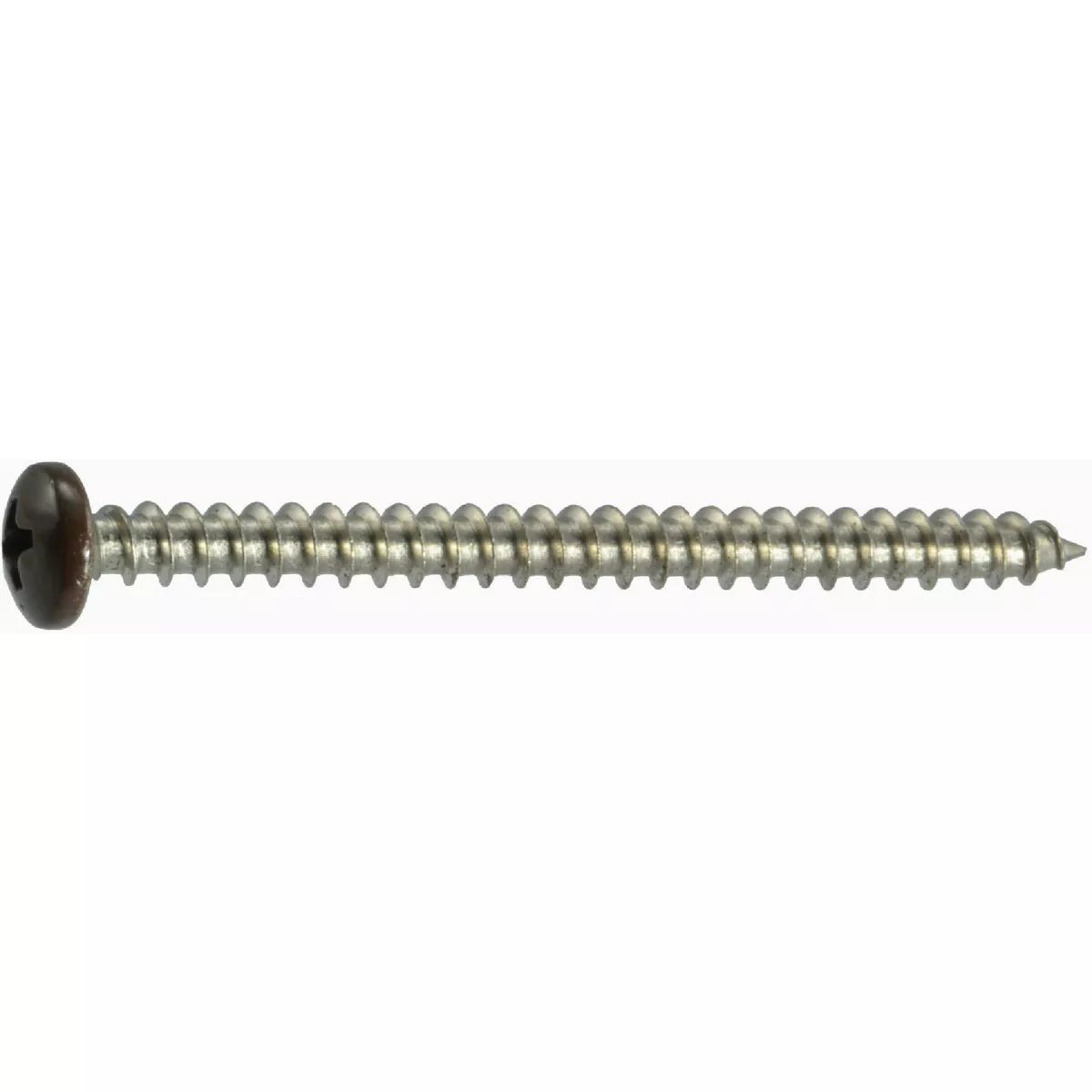 Midwest Fastener #10 x 2-1/2 In. Brown Painted 18-8 Stainless Steel Phillips Pan Head Sheet Metal Screws (100 Ct.)