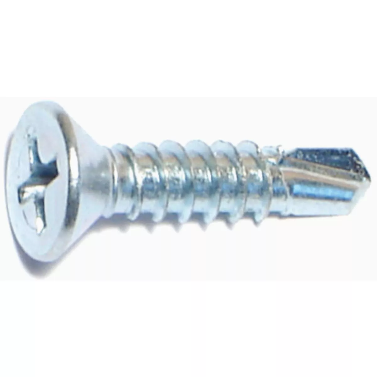 Midwest Fastener #8-18 x 3/4 In. Zinc Plated Steel Phillips Flat Head Self-Drilling Screws (100 Ct.)