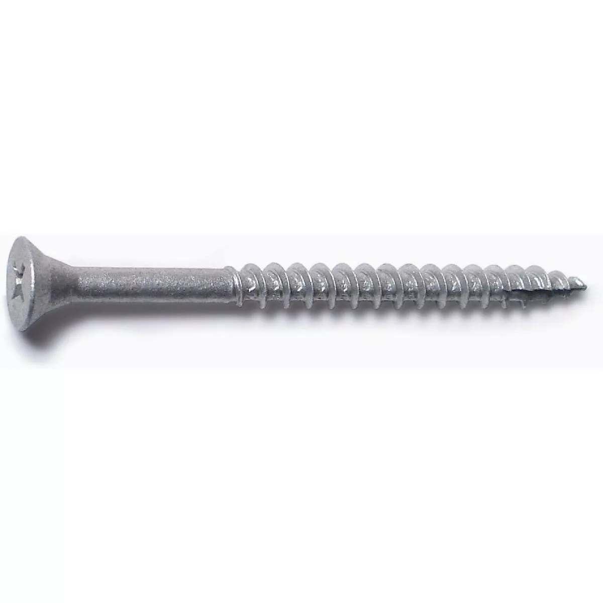 Midwest Fastener #8 x 2-1/2 In. Silver Ruspert Coated Steel Phillips Deck Bugle Head Deck Screws