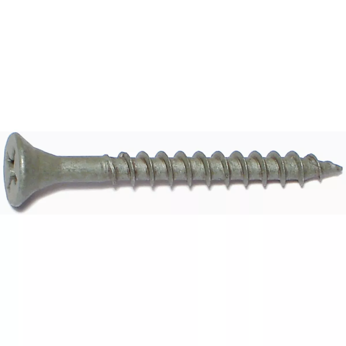 Midwest Fastener #7 x 1-5/8 In. Green Ruspert Coated Steel Phillips Bugle Head Deck Deck Screws - photo 2