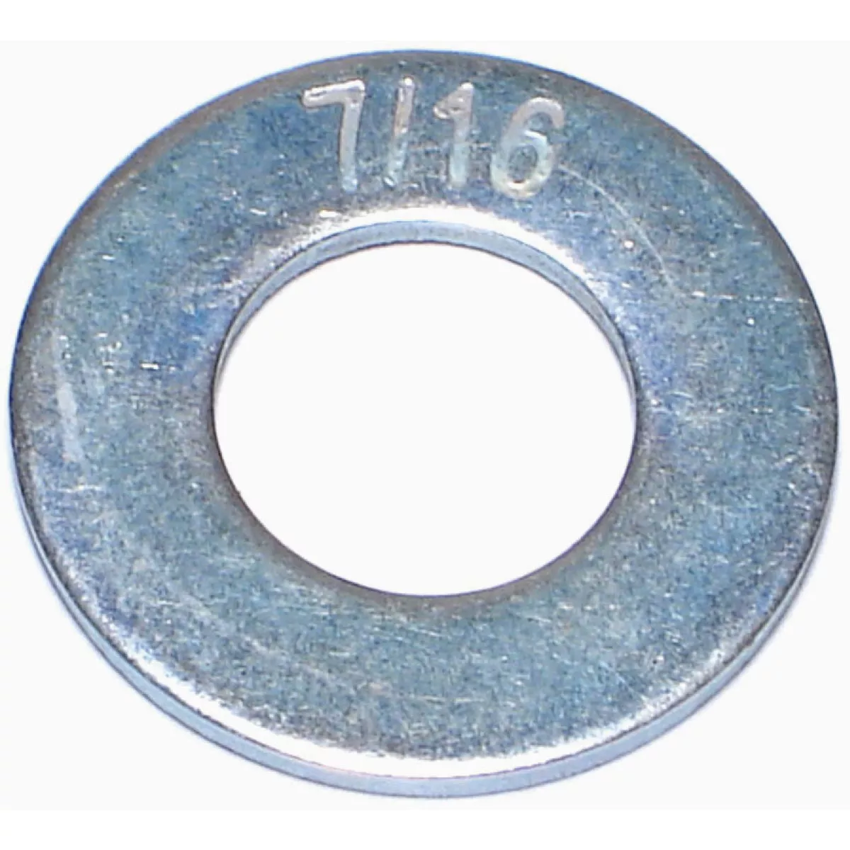 Midwest Fastener 7/16 In. x 15/32 In. x 59/64 In. Zinc Plated Grade 8 Steel SAE Flat Washers (616 Ct.)-