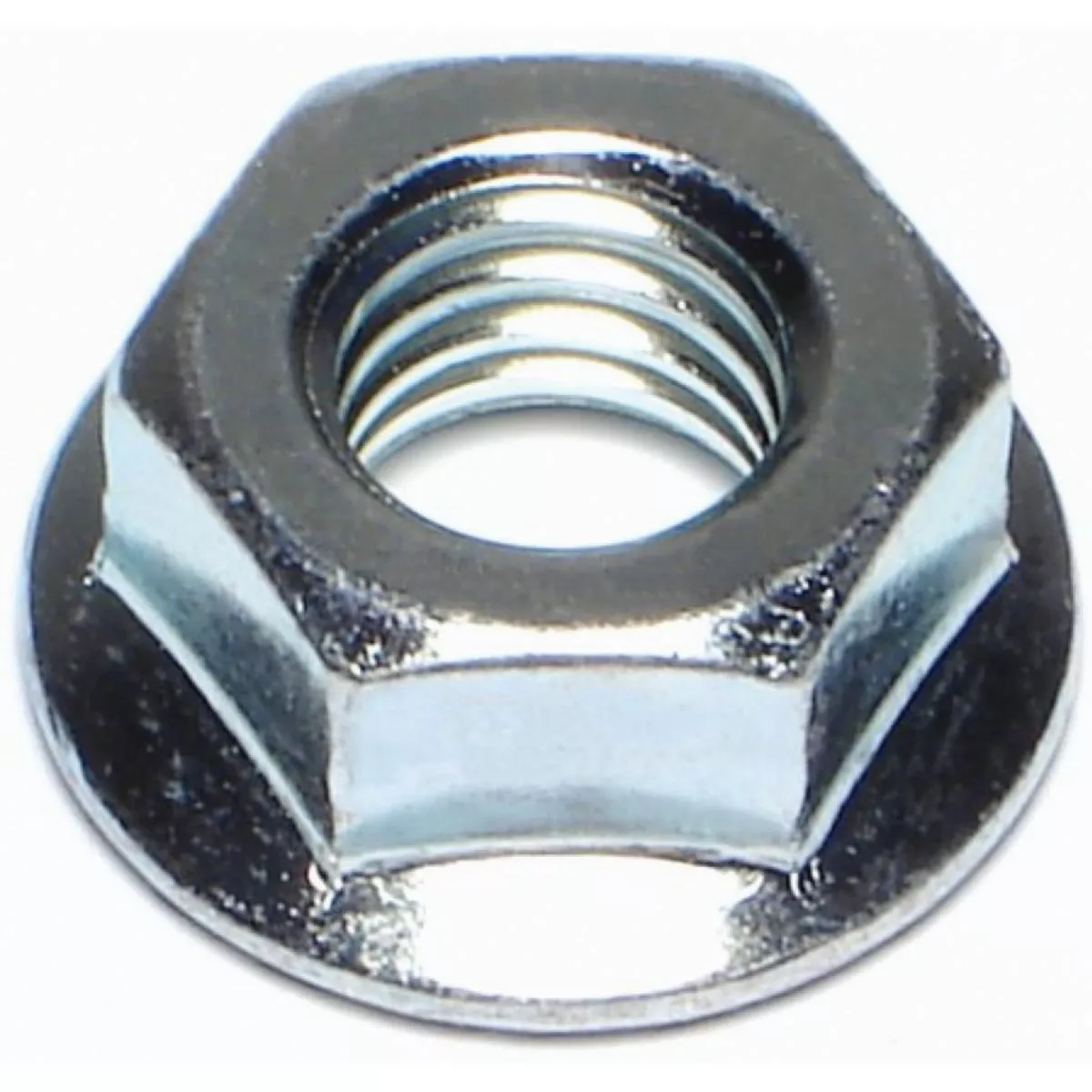 Midwest Fastener 7/16 In.-14 Zinc Plated Case Hardened Steel Coarse Thread Hex Flange Nuts (50 Ct.)