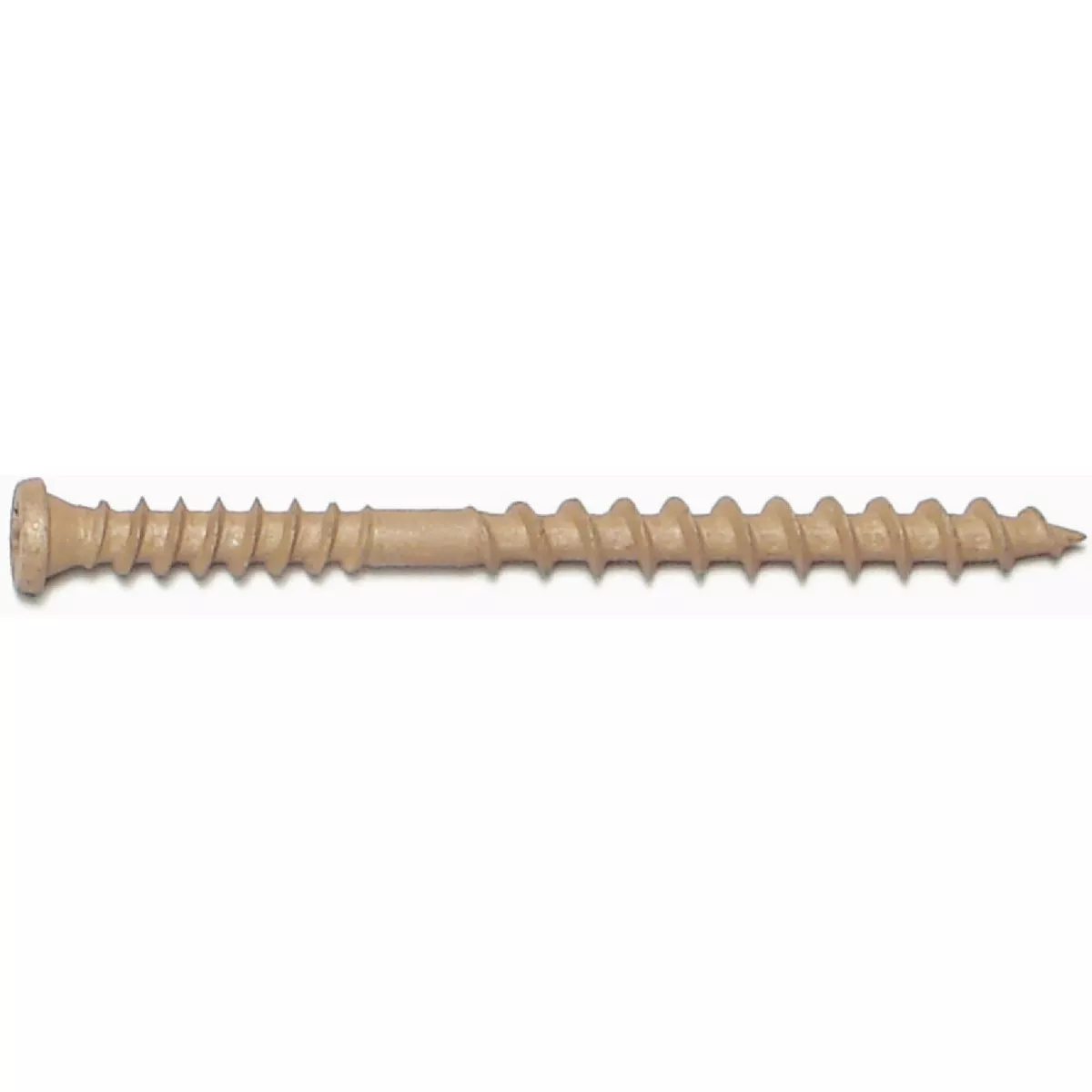Midwest Fastener #10 x 2-1/2 In. Tan Ruspert Coated Steel Composite Star Drive Pan Head Deck Screws