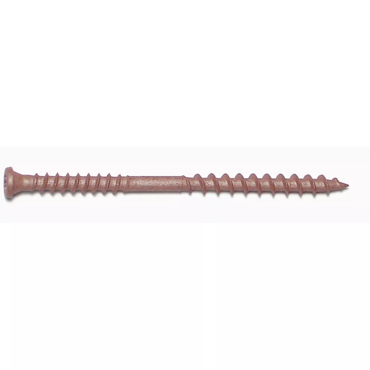 Midwest Fastener #10 x 3 In. Redwood Ruspert Coated Steel Composite Star Drive Pan Head Deck Screws (435 Ct.)