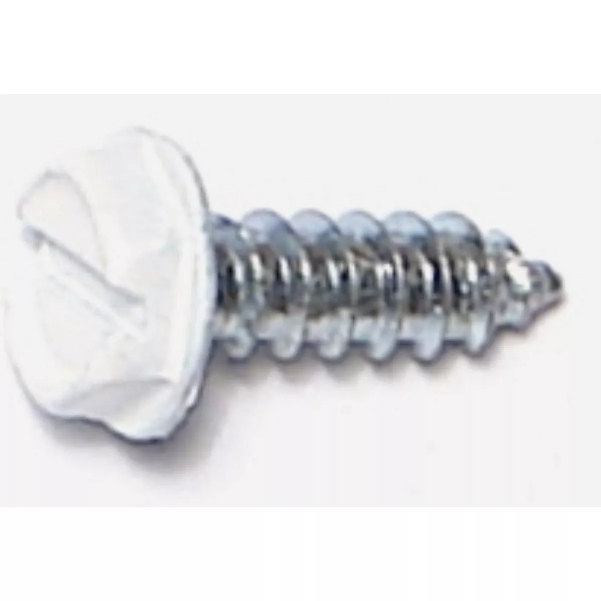 Midwest Fastener 1/2 In. White Hex Head Screw (100 Ct.)