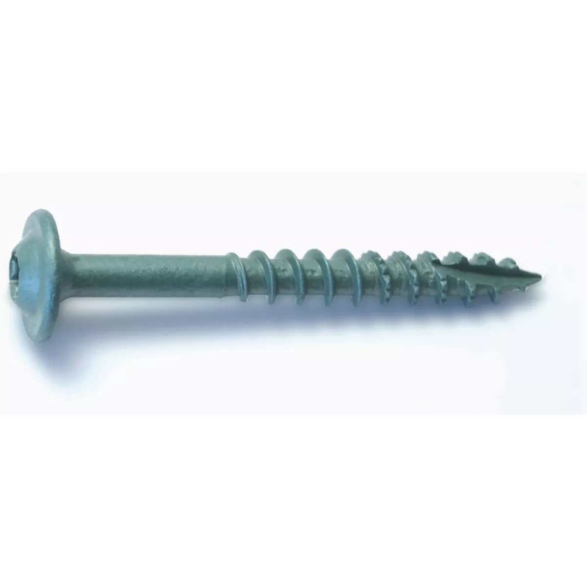 Midwest Fastener 5/16 In. x 2-1/2 In. Green XL1500 Coated Steel Round Washer Head Star Drive Saberdrive Construction Lag Screws